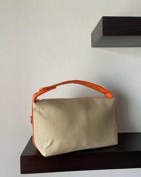 Borsa Casual in Tela con Manico