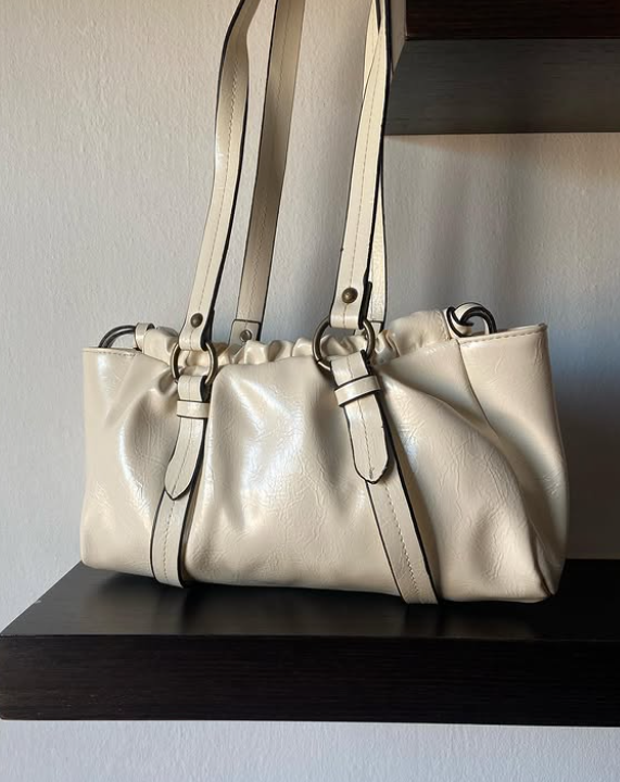 Borsa Classica a Spalla con Ruches